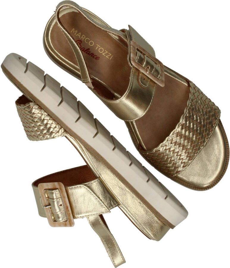 Marco Tozzi Sandalen Dames Goud