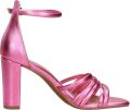 Marco tozzi Metallic Roze Sandalette met Enkelband Pink Dames - Roze