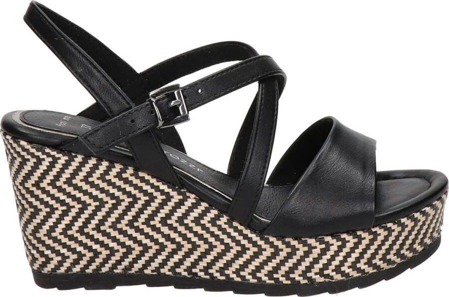 Marco Tozzi Dames sandalen Trendy zwart