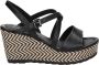 Marco Tozzi Dames sandalen Trendy zwart - Thumbnail 1