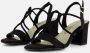 Marco Tozzi Sandalen zwart Textiel Dames - Thumbnail 1