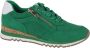 Marco Tozzi Sneakers met sleehak vrijetijdsschoen lage schoen veterschoen in vegan uitvoering - Thumbnail 1