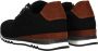 Marco tozzi Zwarte Suède Sneaker met Cognac Details Black Dames - Thumbnail 1