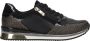 Marco tozzi Stijlvolle Sneaker met Speelse Print en Gouden Accenten Zwart Dames - Thumbnail 1
