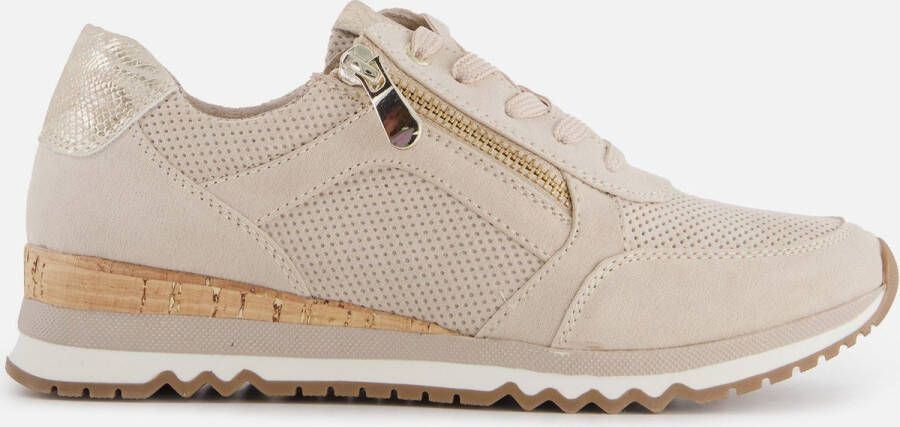 Marco Tozzi Sneakers beige Textie