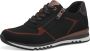 Marco tozzi Zwarte Suède Sneaker met Cognac Details Black Dames - Thumbnail 5