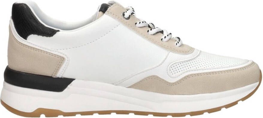 Marco Tozzi Dames Sneaker 23735-110 Wit Combi