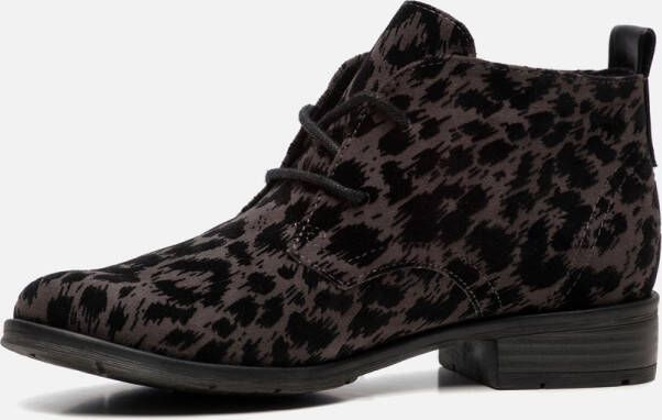 Marco Tozzi Veterschoenen grijs