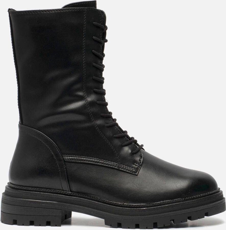 Marco Tozzi Veterboots zwart