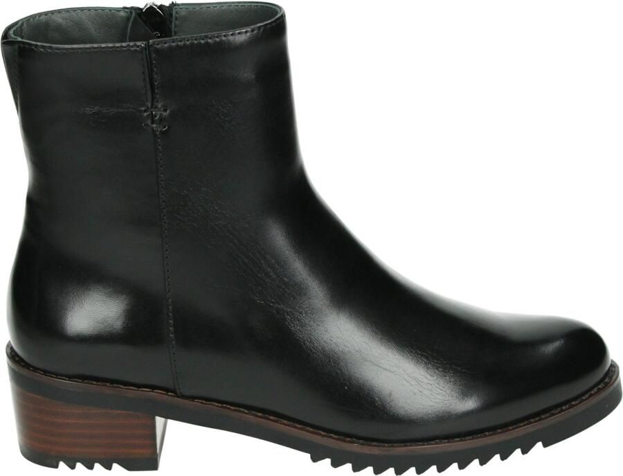 MARLOU Gg410 Enkellaarsjes Enkelboots met rits Dames Zwart