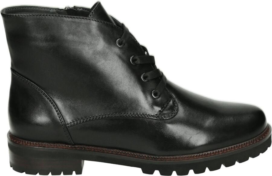Maripe GG477 Hoge sneakers Veterboots Dames veterschoenen Dames sneakersHalf-hoge schoenen Zwart