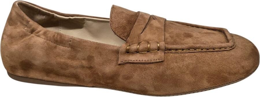 Maripe MA170 Combi Cuoio Instappers Cognac Suede Dames Cogna