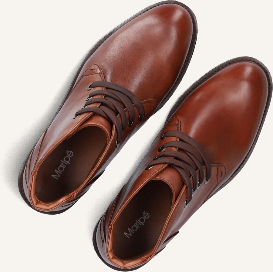 MARIPE Veterboots Dames Priscilla Maat: 40 Materiaal: Leer Kleur: Bruin - Foto 2