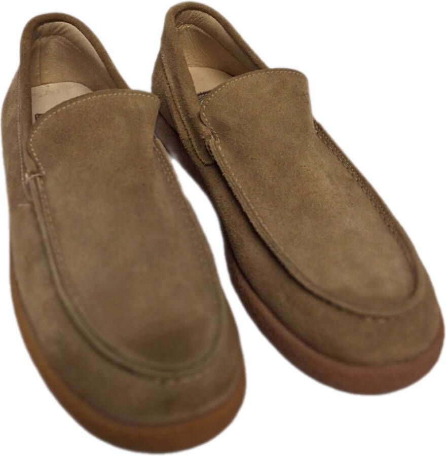 Marlboro -FM0017-LOAFER-SOFTGREEN-SUEDE LEER