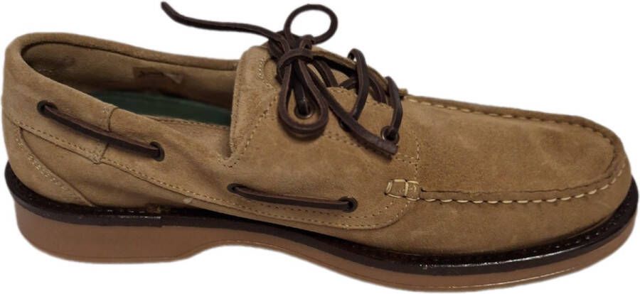 Marlboro -MOCCASIN BOATSHOE-CAMEL-SUEDE
