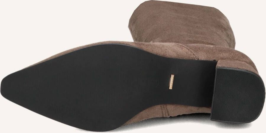 MARLOU 0690-2 Laarzen Suèdelook Dames Taupe