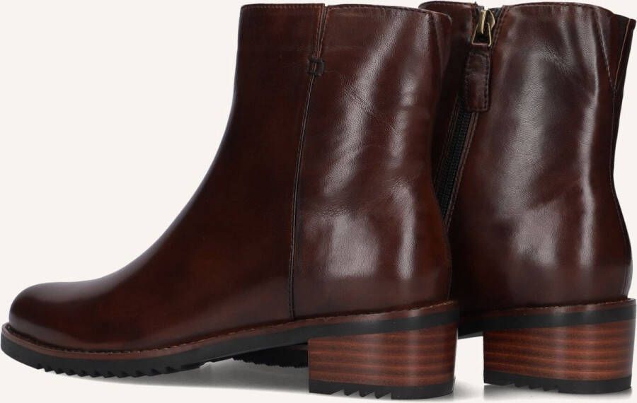 MARLOU Gg410 Enkellaarsjes Enkelboots met rits Dames Bruin - Foto 3