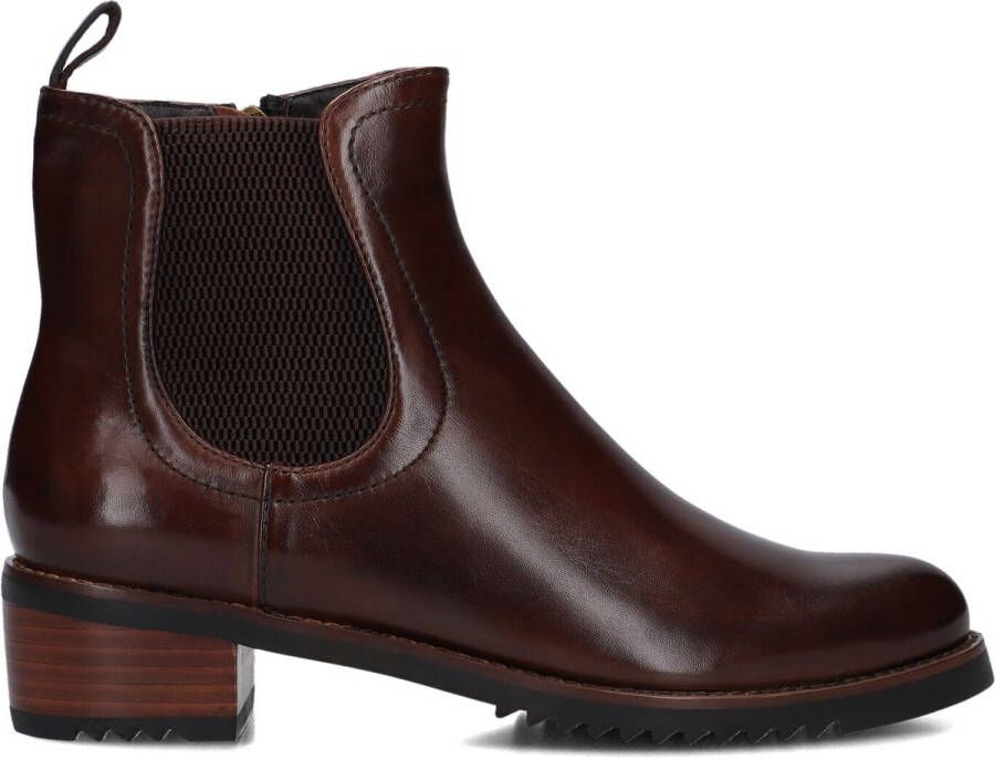 MARLOU Gg411 Enkellaarsjes Enkelboots met rits Dames Bruin - Foto 4