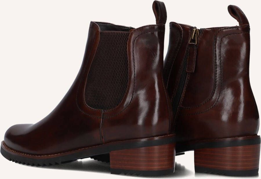 MARLOU Gg411 Enkellaarsjes Enkelboots met rits Dames Bruin - Foto 2