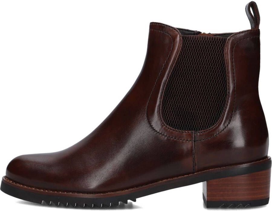 MARLOU Gg411 Enkellaarsjes Enkelboots met rits Dames Bruin - Foto 2