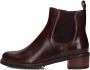 MARLOU Gg411 Enkellaarsjes Enkelboots met rits Dames Bruin - Thumbnail 2