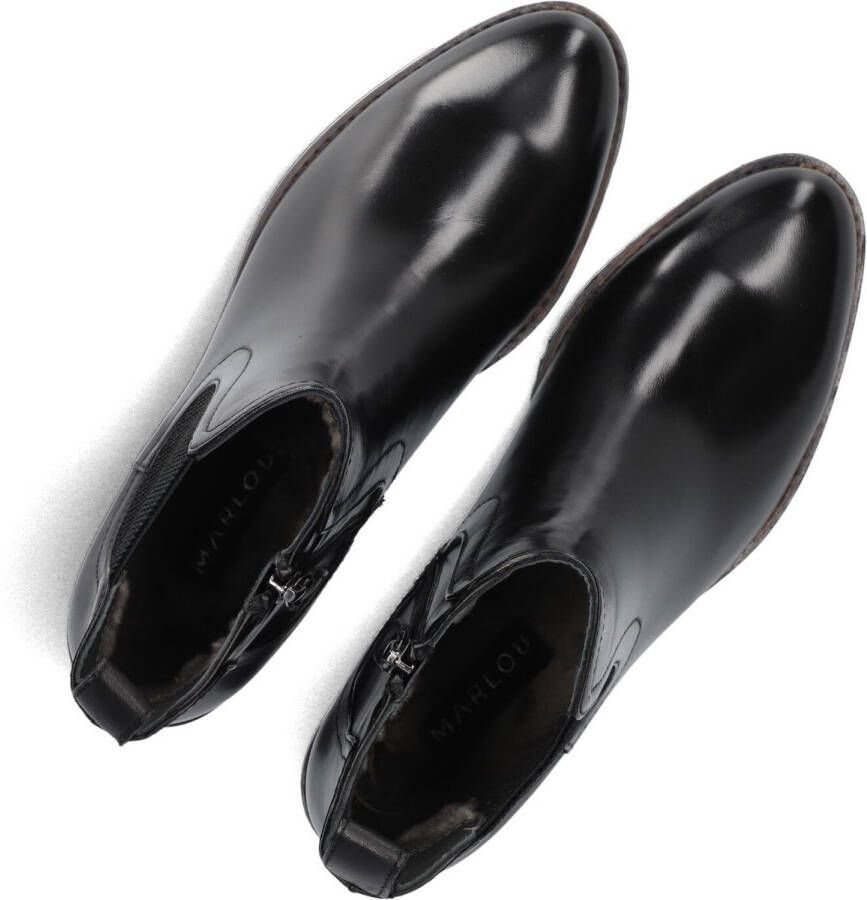 MARLOU Gg411 Enkellaarsjes Enkelboots met rits Dames Zwart