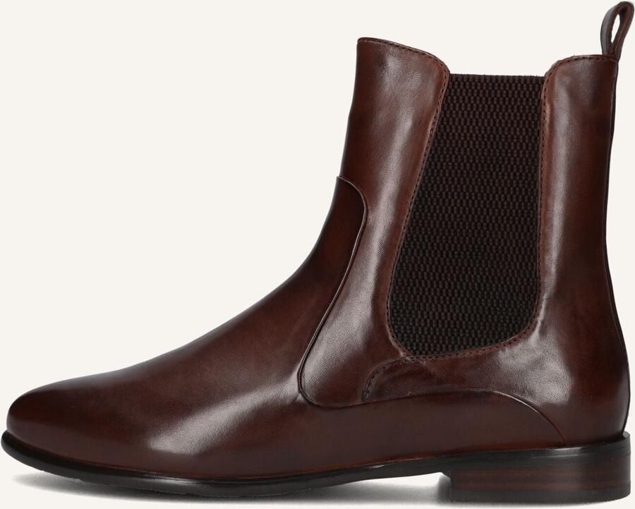 MARLOU Gg506 Enkellaarsjes Enkelboots met rits Dames Bruin - Foto 6