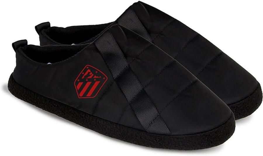 Marpen Atletico De Madrid Opened Padded Pantoffels Zwart