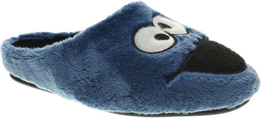 Marpen Cookie Monster Pantoffels Blauw
