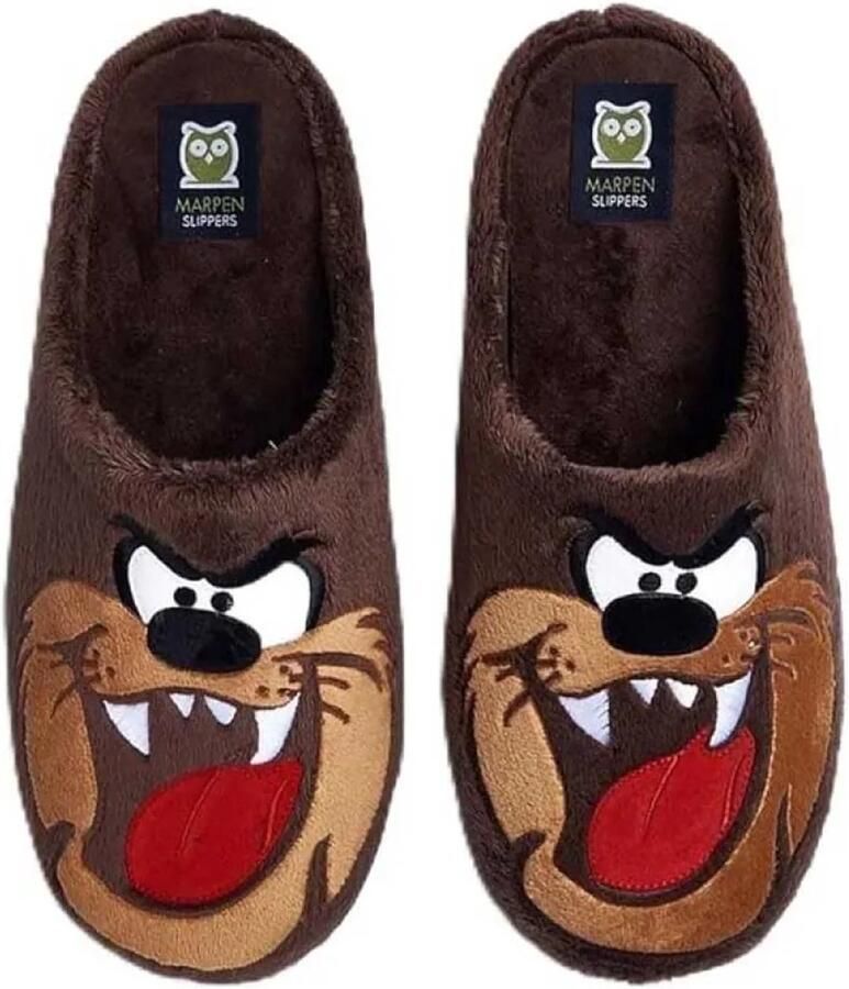 Marpen Demonio Marrón Pantoffels Bruin Man