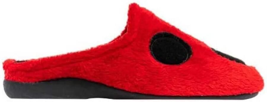Marpen Diseño De Mariquita Pantoffels Rood Vrouw