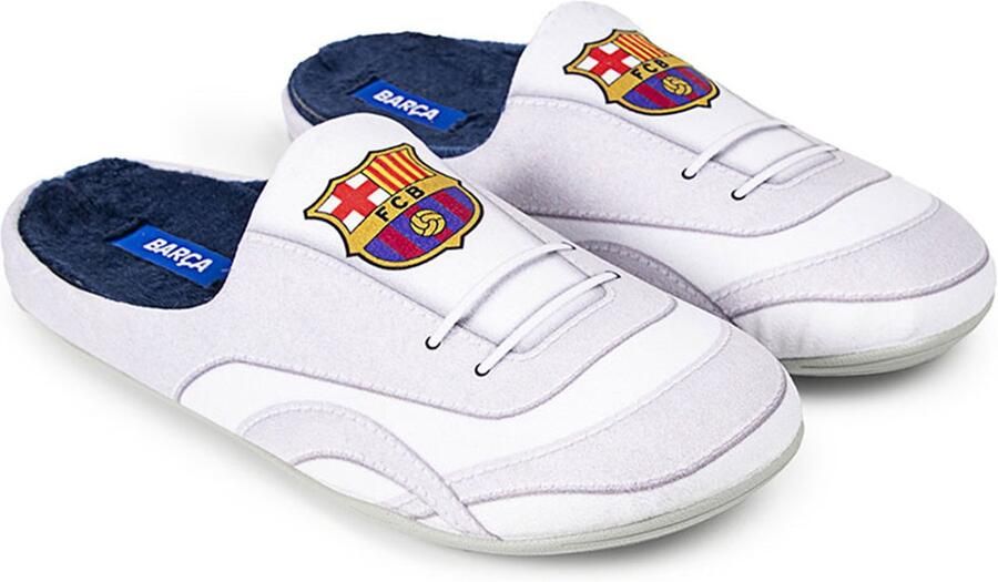 Marpen Fc Barcelona Kid Pantoffels Wit