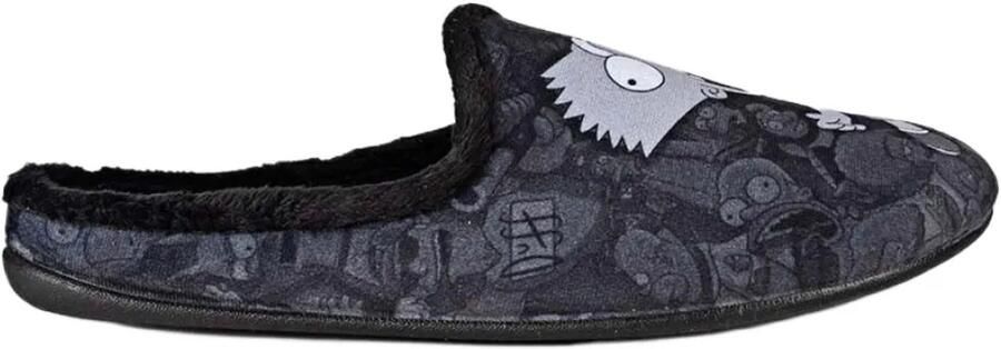 Marpen Simpson Pantoffels Zwart Man