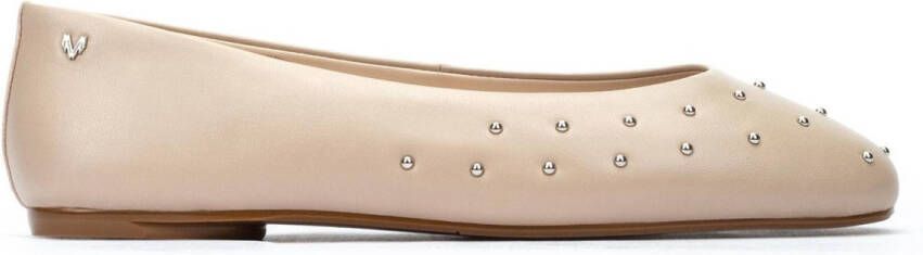 Martinelli Lariana beige leren ballerina's