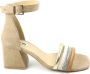 Maruti Catrina beige combi Dames Sandalet Beige Combi - Thumbnail 1