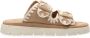 Maruti Dilan Slippers Dames Beige - Thumbnail 2