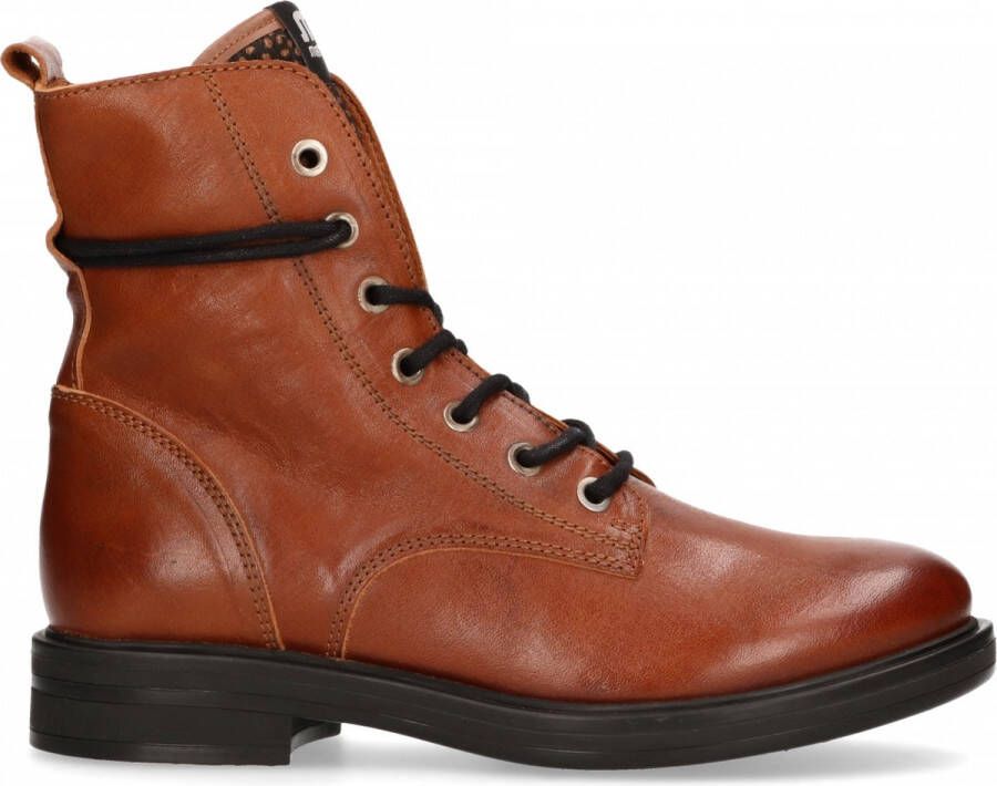 Maruti Anabela Boots Zwart Cognac Pixel Black B