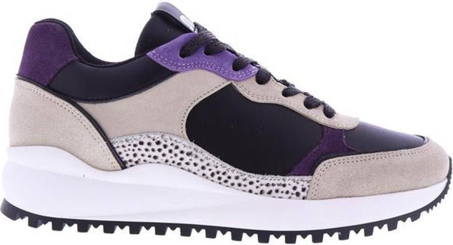 Maruti Billa Sneakers Paars Black Beige Purple Pixel