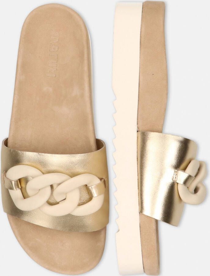 Maruti Beli Slippers Goud Gold