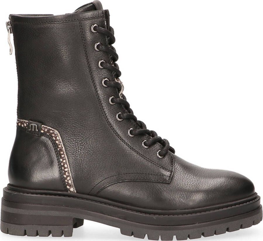 Maruti Bonnie Veterboots Laarzen Met Veters Zwart - Foto 3