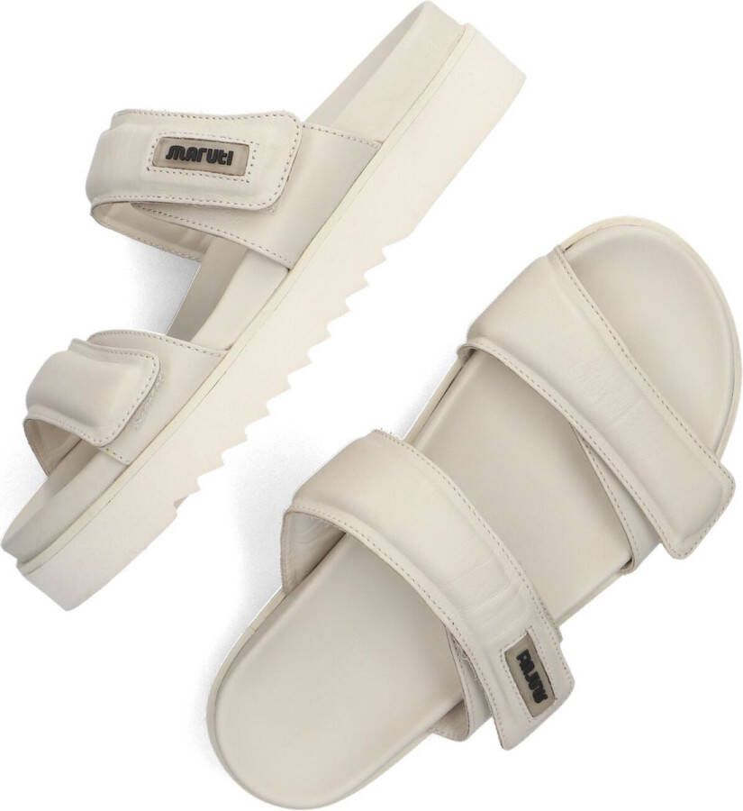 Maruti Witte Leren Slipper Brooke Beige Dames - Foto 3