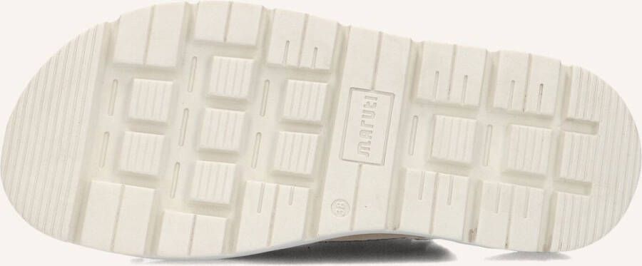 Maruti Beige Suède Chunky Sole Slippers - Foto 2