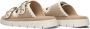 Maruti Dilan Slippers Dames Beige - Thumbnail 7