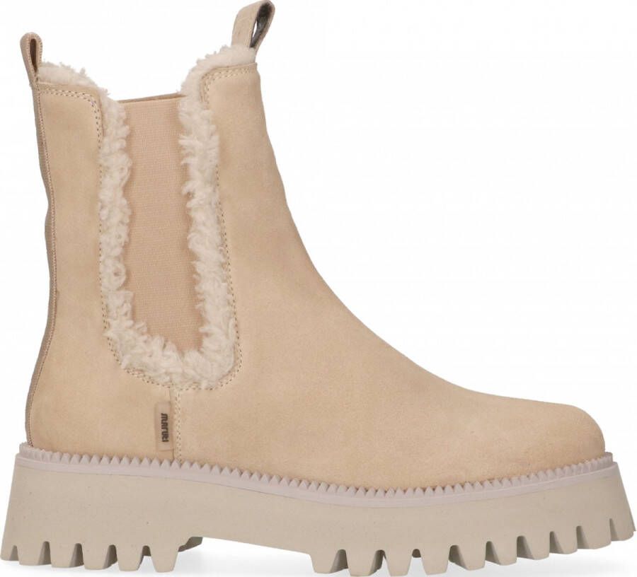 Maruti Emma Chelsea boots Beige Beige Teddy