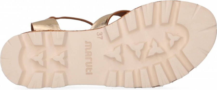 Maruti Kiki Sandalen Plat Goudkleur