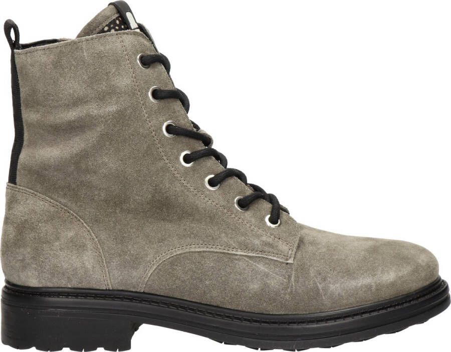 Maruti Lucy Suede Taupe L45 Dames Veterboot Taupe