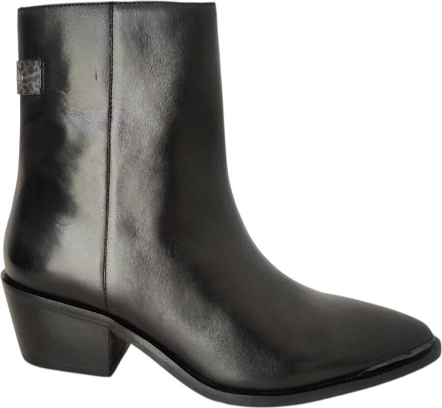Maruti Maria Enkellaarsjes Enkelboots met rits Dames Zwart - Foto 2
