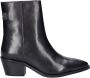 Maruti Maria Enkellaarsjes Enkelboots met rits Dames Zwart - Thumbnail 2