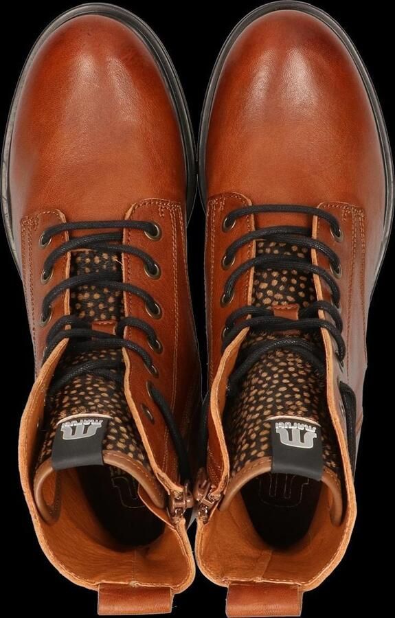 Maruti Anabela Boots Pixel Cognac Leer Dames Laarzen Cognac - Foto 11