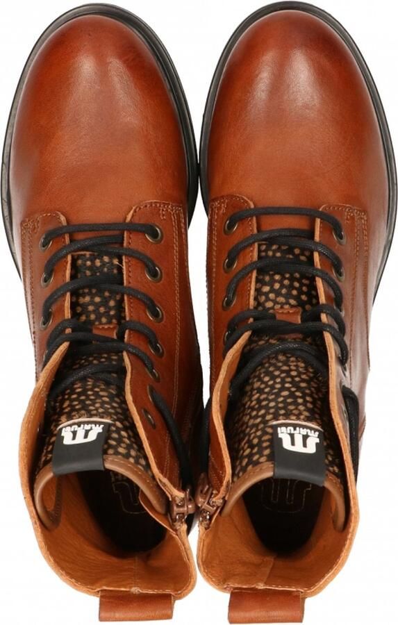 Maruti Anabela Boots Pixel Cognac Leer Dames Laarzen Cognac - Foto 12